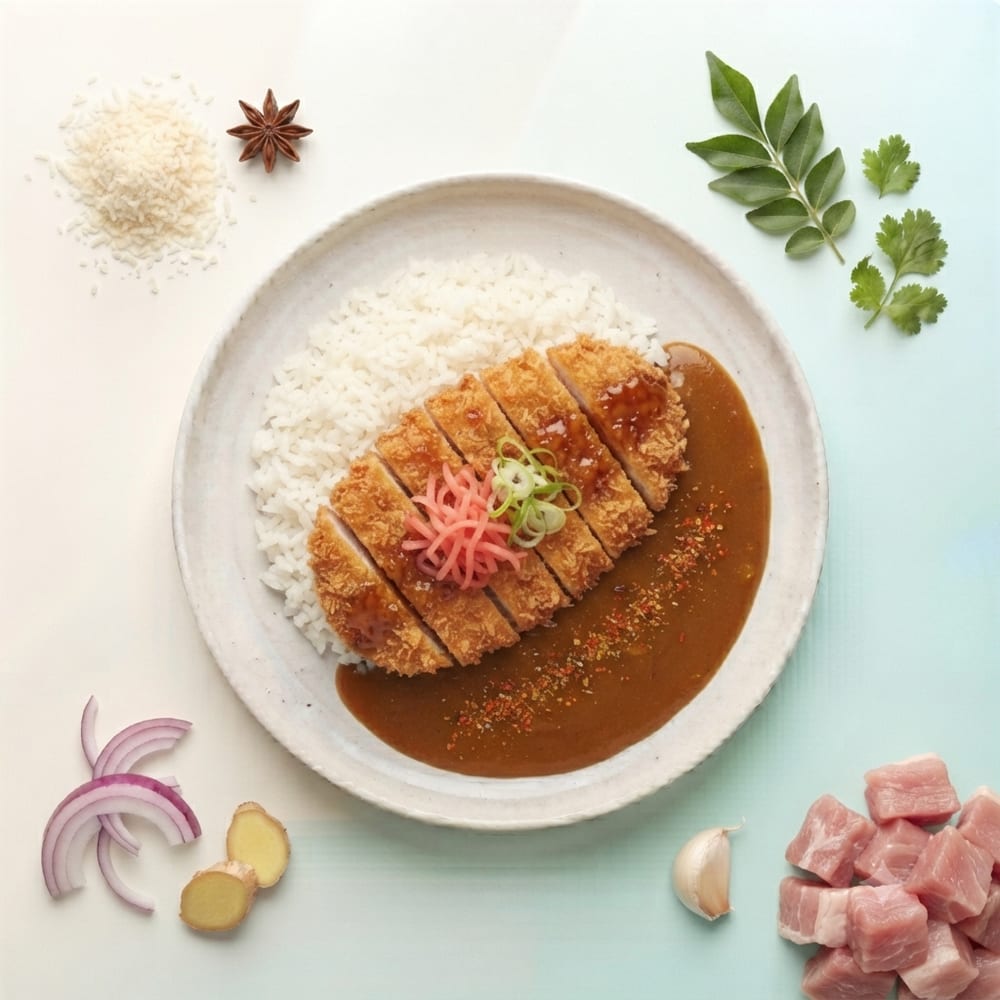 Katsu Curry Japonais au Porc Pané Ultra Croustillant